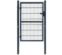 vidaXL Portillon 2D (simple) Gris anthracite 106x170 cm