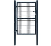 vidaXL Portillon 2D (simple) Gris anthracite 106 x 170 cm 141742