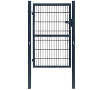 vidaXL Portillon 2D (simple) Gris anthracite 106x210 cm