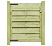 vidaXL Portillon Bois de pin imprégné 100 x 100 cm Vert