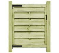vidaXL Portillon Bois de pin imprégné FSC 100 x 100 cm Vert