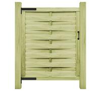 vidaXL Portillon de jardin Bois de pin imprégné FSC 100 x 125 cm Vert
