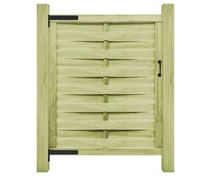 vidaXL Portillon Bois de pin imprégné 100x125 cm Vert