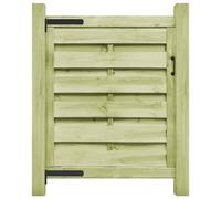 vidaXL Portillon Bois de pin imprégné FSC 100 x 100 cm Vert