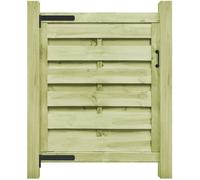 vidaXL Portillon Bois de pin imprégné FSC 100 x 100 cm Vert