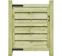 vidaXL Portillon Bois de pin imprégné FSC 100 x 100 cm Vert