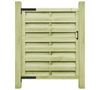 vidaXL Portillon Bois de pin imprégné FSC 100 x 125 cm Vert