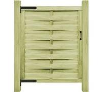 vidaXL Portillon de jardin Bois de pin imprégné FSC 100 x 125 cm Vert