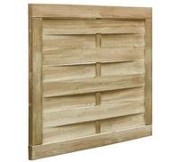 vidaXL Portillon de jardin 100 x 75 cm Bois de pin imprégné Vert