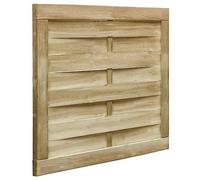 vidaXL Portillon de jardin 100 x 75 cm Bois de pin imprégné Vert