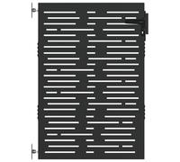 vidaXL Portillon de Jardin - Une barrière extérieure Moderne et stylée pour ta sécurité. Résiste aux intempéries, est Anti-Corrosion et ne perd Pas de Couleur.