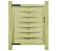 vidaXL Portillon Jardin Vert 100x125cm Terrasse Clôture Bois de Pin Imprégné