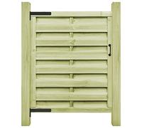 vidaXL Portillon Jardin Vert 100x125cm Terrasse Clôture Bois de Pin Imprégné