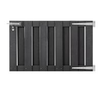 vidaXL Portillon WPC 100x60 cm Gris