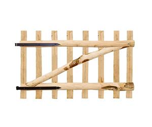vidaXL Portillon Simple de clôture Bois de noisetier 100x60 cm