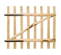 vidaXL Portillon simple de clôture en bois de noisetier 100 x 90 cm