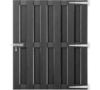 vidaXL Portillon WPC 100x112 cm Gris