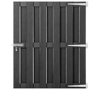 vidaXL Portillon WPC 100x112 cm Gris