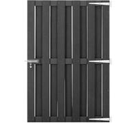 vidaXL Portillon WPC 100x150 cm Gris