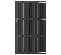 vidaXL Portillon WPC 100x180 cm Gris