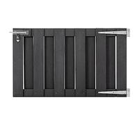 vidaXL Portillon WPC 100x60 cm Gris