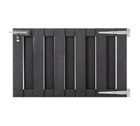 vidaXL Portillon WPC 100x60 cm Gris