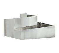 vidaXL Pot 80x80x50 cm Acier galvanisé