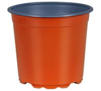 vidaXL Pot à Fleurs 200 pcs Céramique Ø 15 x 12,5 cm Plastique, Balcon, Design cylindrique pour espaces Modernes, Solutions durables et légères pour mobilier d'extérieur et espaces de Vie