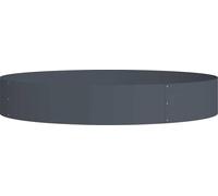vidaXL Planteur Anthracite Anthracite Métal Grand Durable Planteur