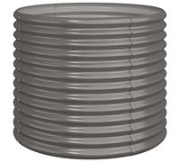 Jardinière de Jardin Acier Galvanisé 80x80x68 cm Vert Pot Fleurs vidaXL