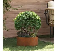 vidaXL Pot en acier corten Acier corten Grand Durable Rond