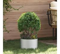 vidaXL Pot en Métal Galvanisé Galvanisé Métal Galvanisé 30 cm de diamètre