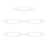 vidaXL Anneaux d'arbre plats 5 pcs Blanc Ø40 / 70 cm Acier