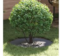 vidaXL Pot en résine Anthracite Résine Moyen Jardinières