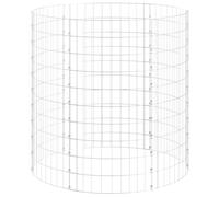 Vidaxl Poteau À Gabion Circulaire Acier Galvanisé Ø100x100 Cm