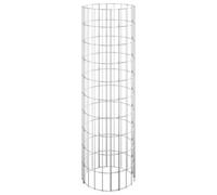 Vidaxl Poteau À Gabion Circulaire Acier Galvanisé Ø30x100 Cm