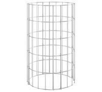 Vidaxl Poteau À Gabion Circulaire Acier Galvanisé Ø30x50 Cm