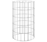 Vidaxl Poteau À Gabion Circulaire Acier Galvanisé Ø30x50 Cm