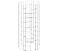vidaXL Poteau à Gabion Circulaire Panier de Gabion Jardinière de Jardin Bac Plantes Terrasse d'Extérieur Acier Galvanisé 152016