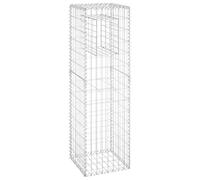 vidaXL Poteau pour panier de gabion jardinière 40x40x140 cm Fer