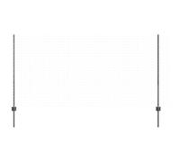 Vidaxl Poteaux De Clôture 10 Pcs U-Channel Gris 120 Cm Acier