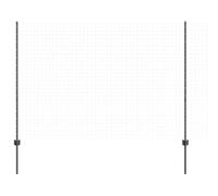 vidaXL Poteaux de clôture 10 pcs en U Gris 160 cm Acier