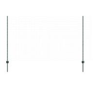 Vidaxl Poteaux De Clôture 5 Pcs En U Vert 140 Cm En Acier