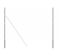 vidaXL Poteaux de clôture 2 pcs Gris 200 cm Acier revêtu par poudre