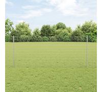 vidaXL Poteaux 22 pcs U-Channel 100 cm Acier galvanisé