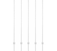 vidaXL Poteaux de clôture 10 pcs argent 150 cm Acier galvanisé