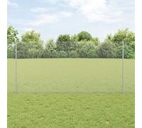 Vidaxl Poteaux De Clôture 10 Pcs U-Channel 120 Cm Acier Galvanisé, Vidaxl Clôture Hexagonale 1.2x10 M Acier Galvanisé