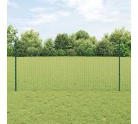 Vidaxl Poteaux De Clôture 11 Pcs U-Channel Vert 120 Cm Acier