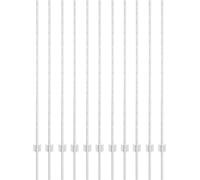 vidaXL Poteaux de clôture 22 pcs argent 140 cm Acier galvanisé