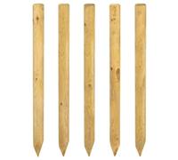 vidaXL Poteaux de clôture 5 pièces Vert 150 cm Bois de pin Massif